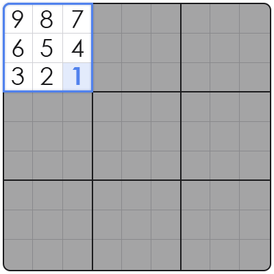 object of sudoku